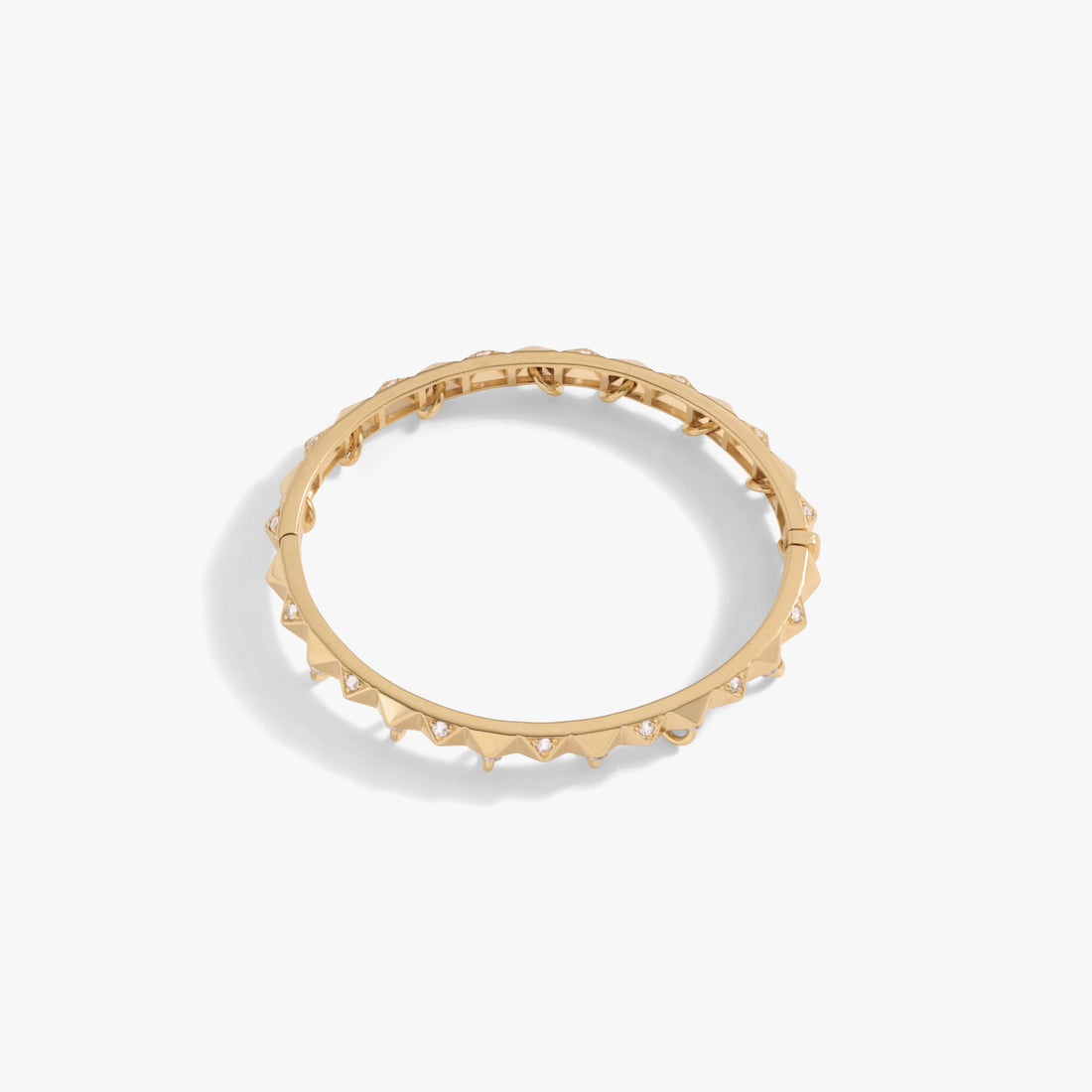 Awe Inspired Bracelets Sapphire Armor Hinge Cuff