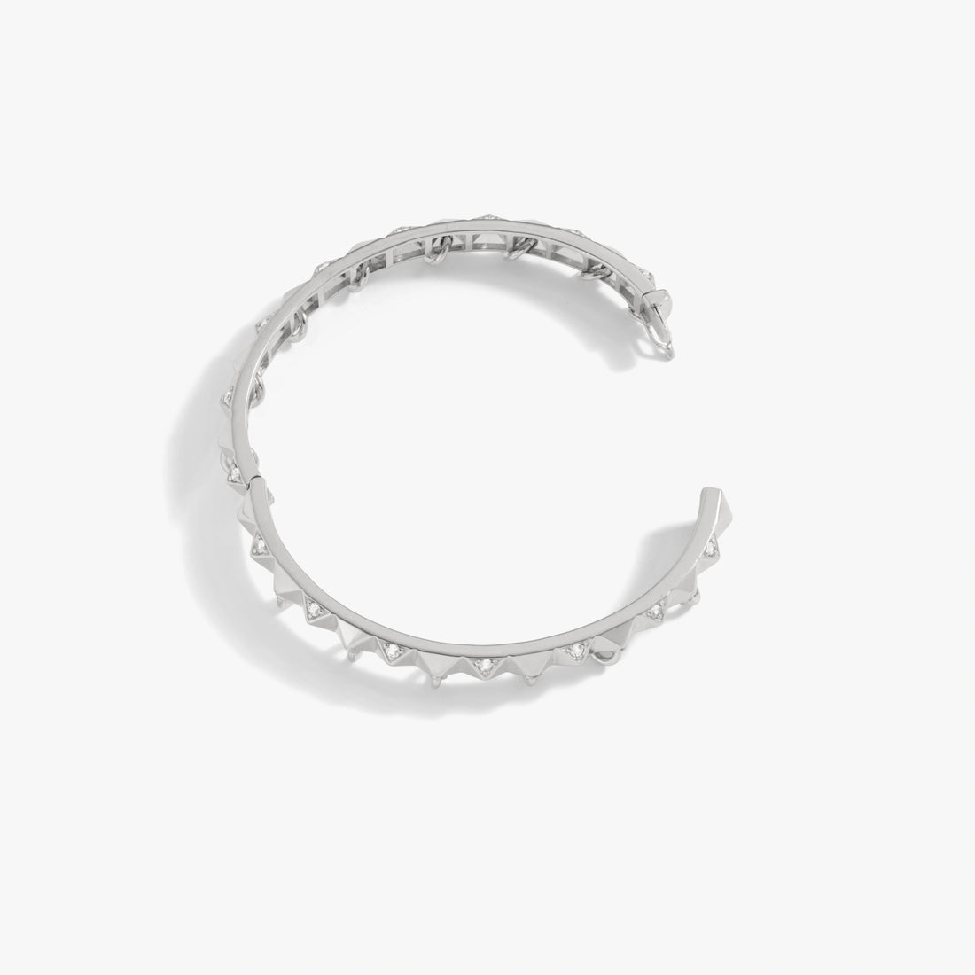 Awe Inspired Bracelets Sapphire Armor Hinge Cuff