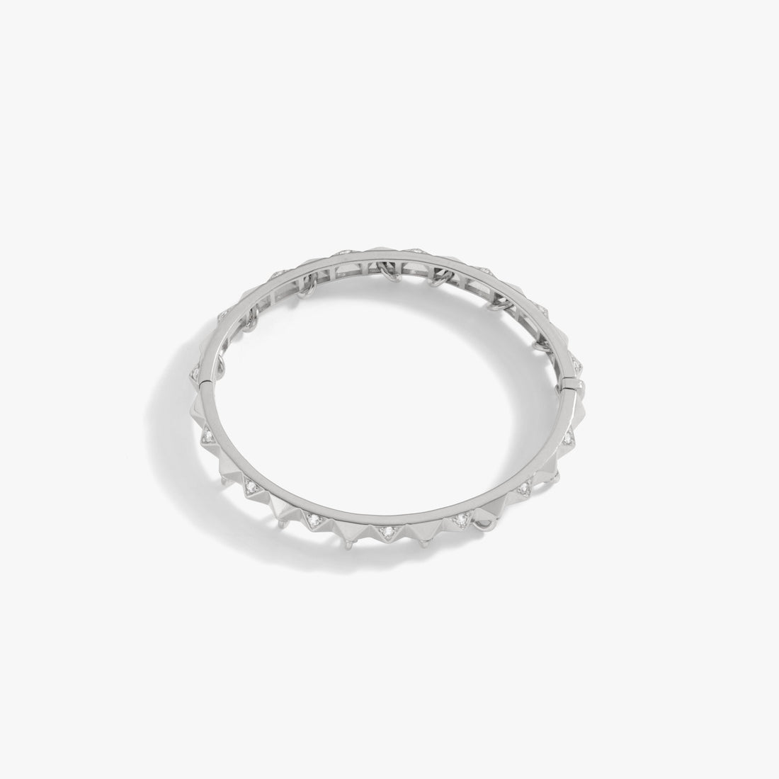 Awe Inspired Bracelets Sapphire Armor Hinge Cuff