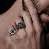 Awe Inspired Rings Gemstone Shield Defense Ring
