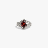 Awe Inspired Rings 925 Sterling Silver / 6 Gemstone Snake In The Garden Ring
