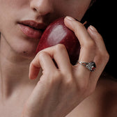 Awe Inspired Rings Gemstone Snake In The Garden Ring