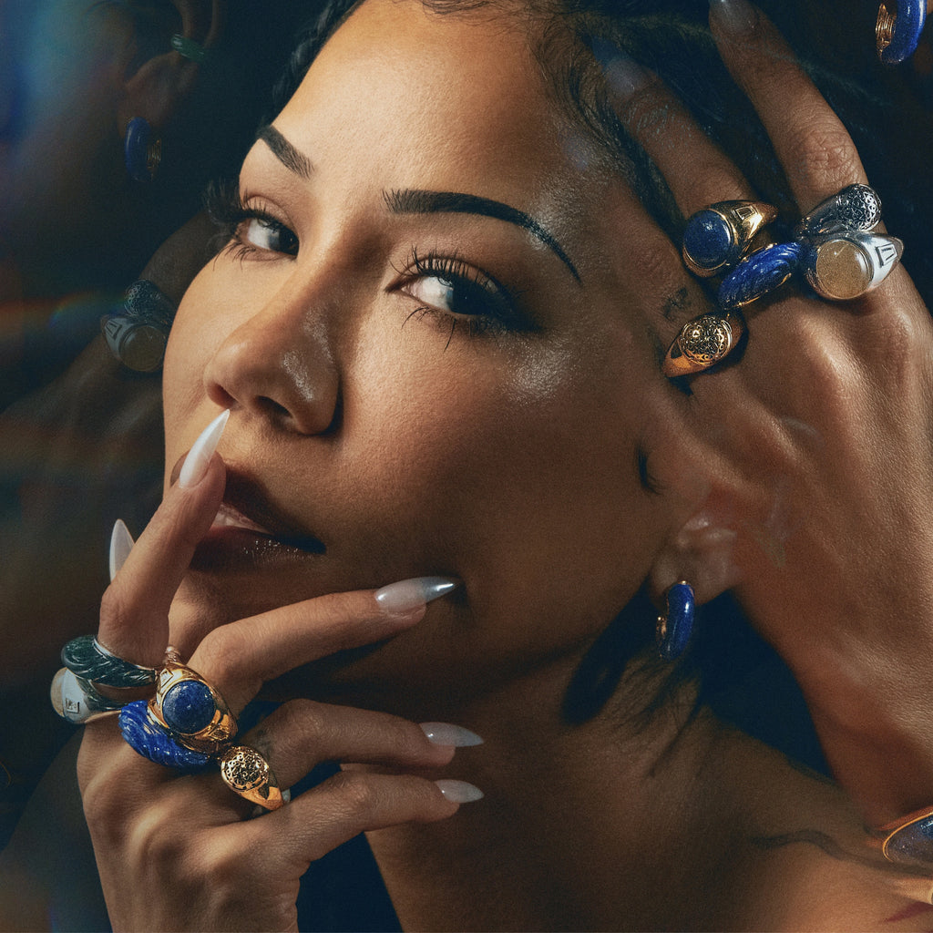 Awe Inspired Rings Future Artifact Gemstone Signet Ring