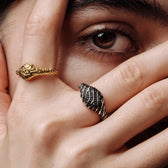 Awe Inspired Rings Leopard Print Signet Ring