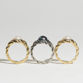 Awe Inspired Rings Adorned Pearl Statement Ring