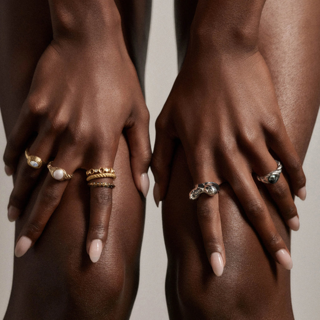 Awe Inspired  Rings Braided Stacking Ring