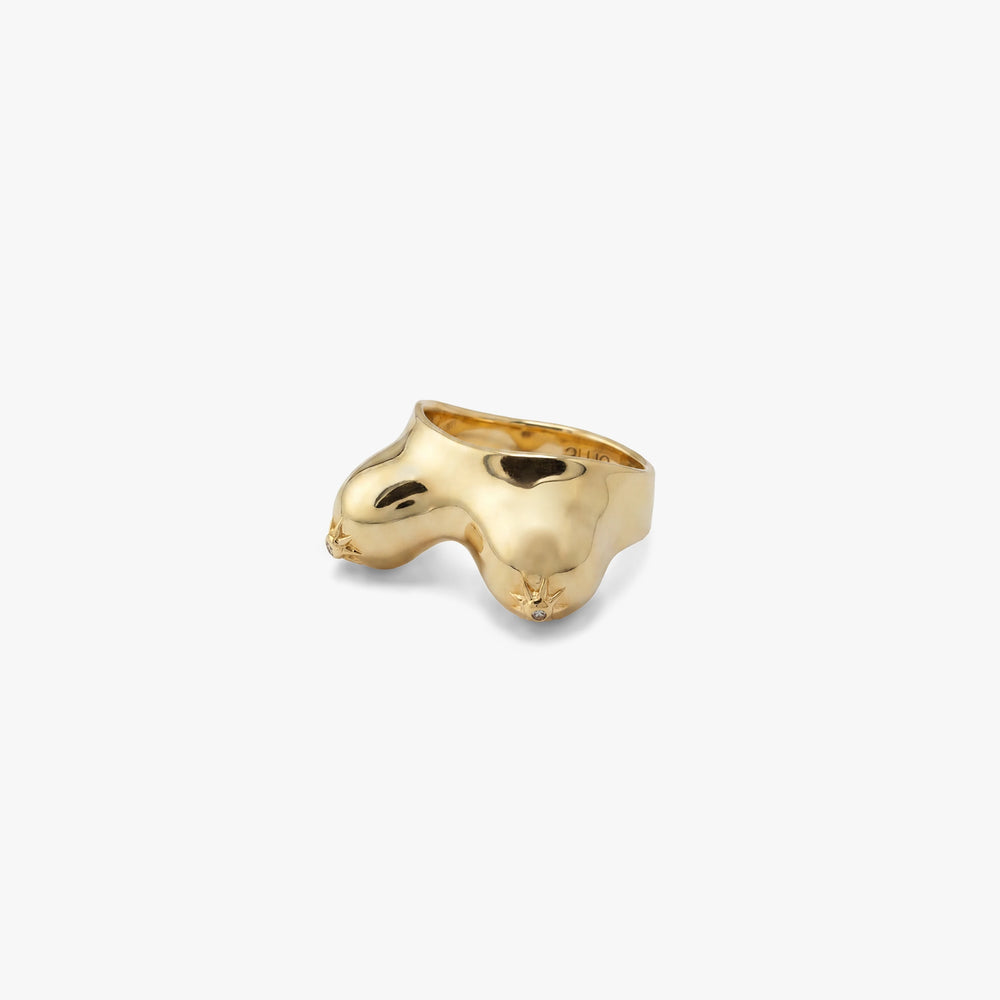 Awe Inspired Rings Sapphire Décolletage Ring