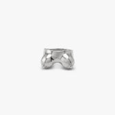 Awe Inspired Rings 925 Sterling Silver / 5 Sapphire Décolletage Ring
