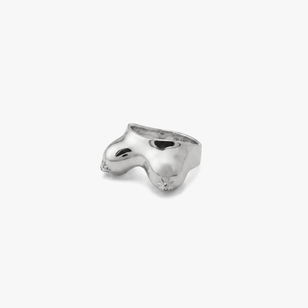 Awe Inspired Rings Sapphire Décolletage Ring