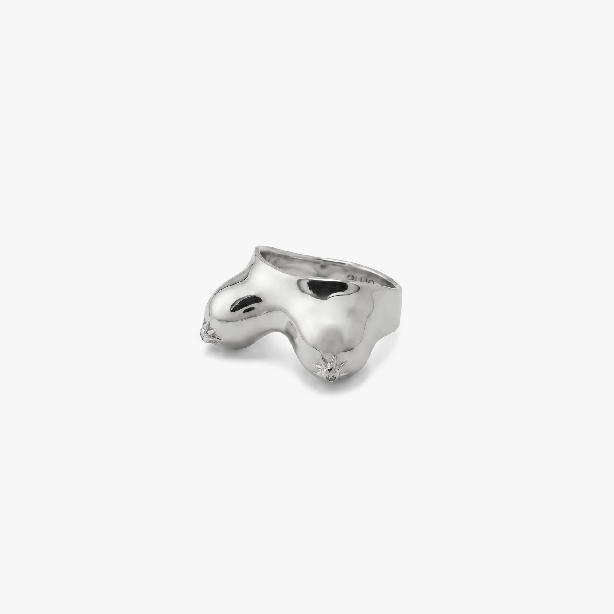 Awe Inspired Rings Sapphire Décolletage Ring