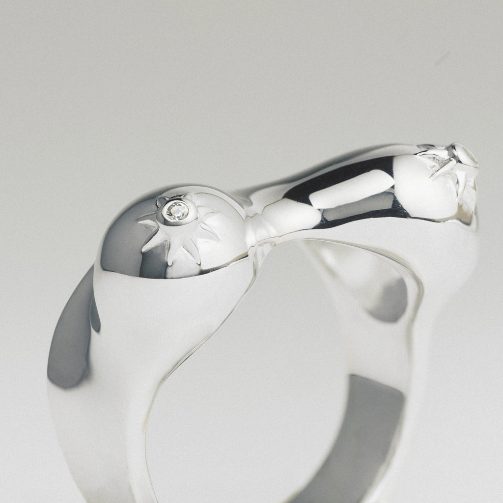 Awe Inspired Rings Sapphire Décolletage Ring