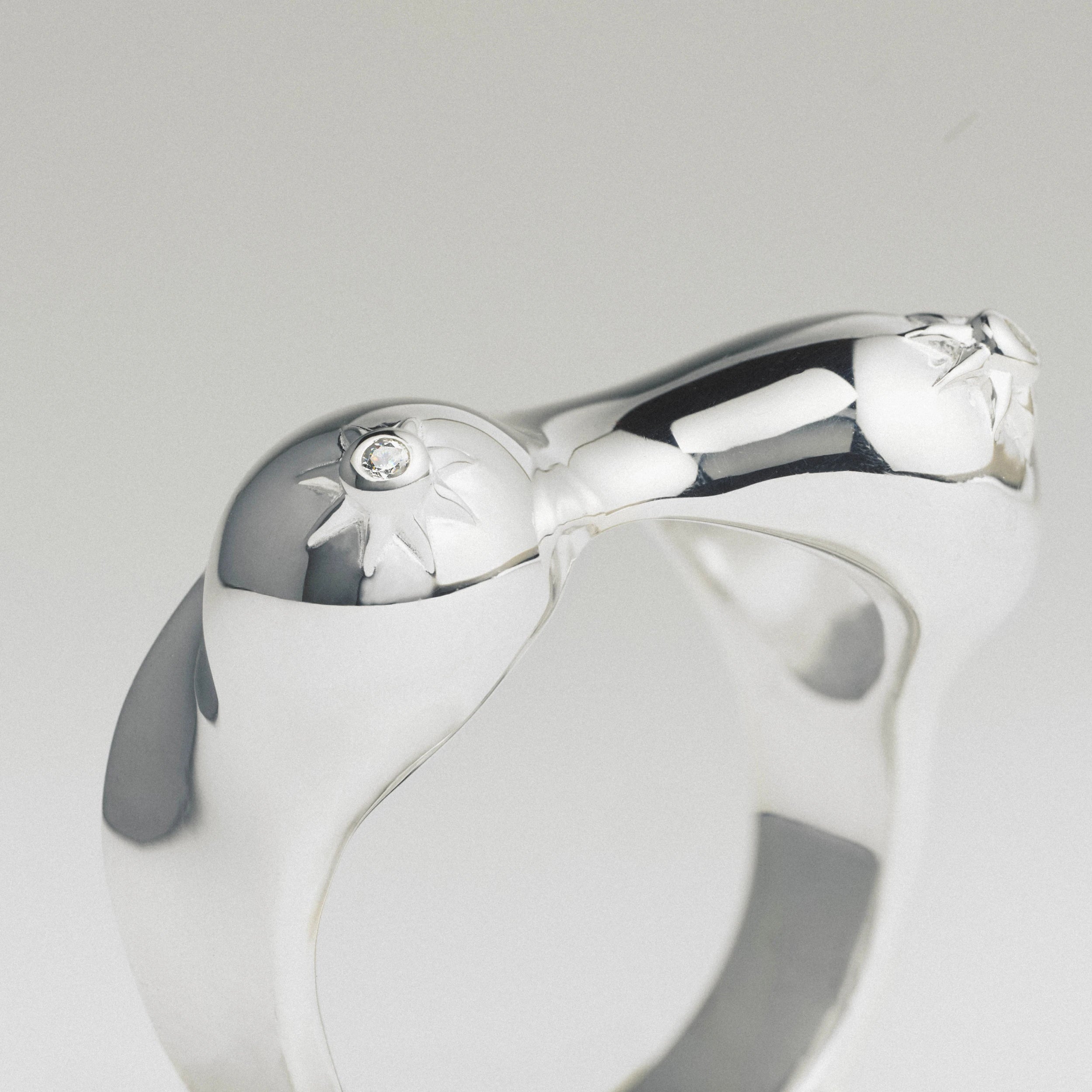 Awe Inspired Rings Sapphire Décolletage Ring
