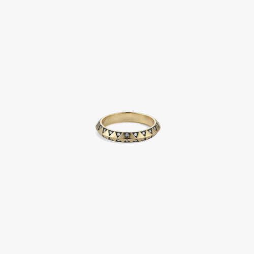Awe Inspired Rings 14K Gold Vermeil / Ethereal / 5 Aura Gemstone Band