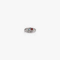 Awe Inspired Rings 925 Sterling Silver / 5 Awe Hieroglyphs Signet Ring