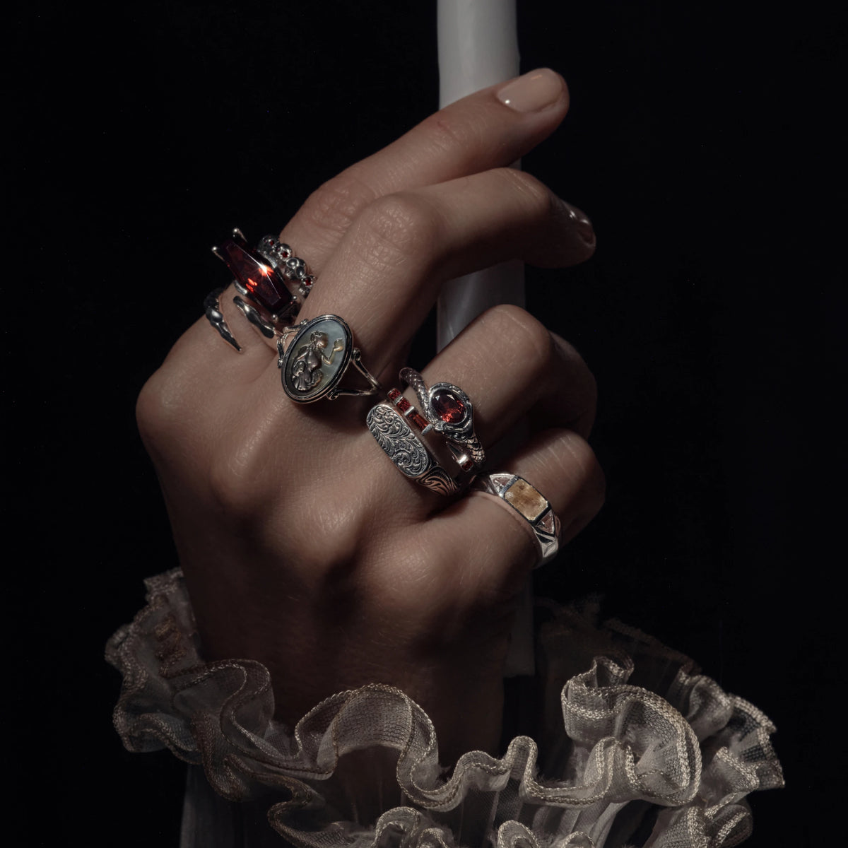 Awe Inspired Rings Persephone Cameo Ring