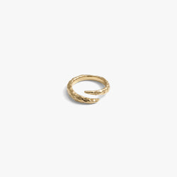 Awe Inspired Rings 14K Gold Vermeil / 5 Serpent Fang Wrap Ring