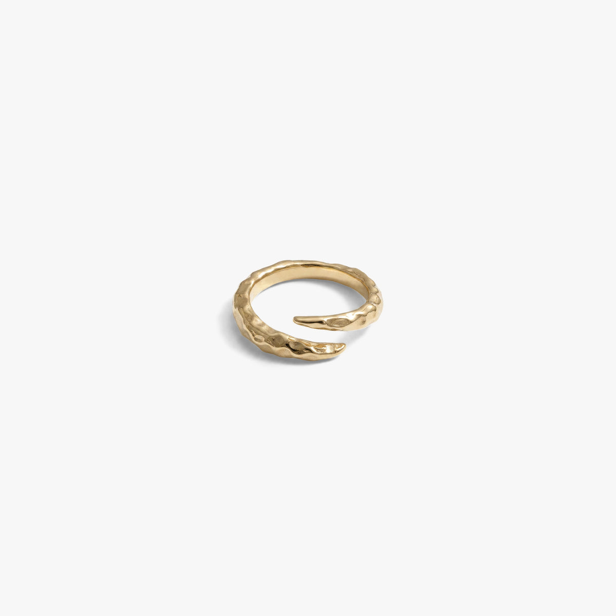 Awe Inspired Rings 14K Gold Vermeil / 5 Serpent Fang Wrap Ring