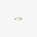 Awe Inspired Rings 14K Gold Vermeil / White Sapphire / 5 Graduated Dagger Band