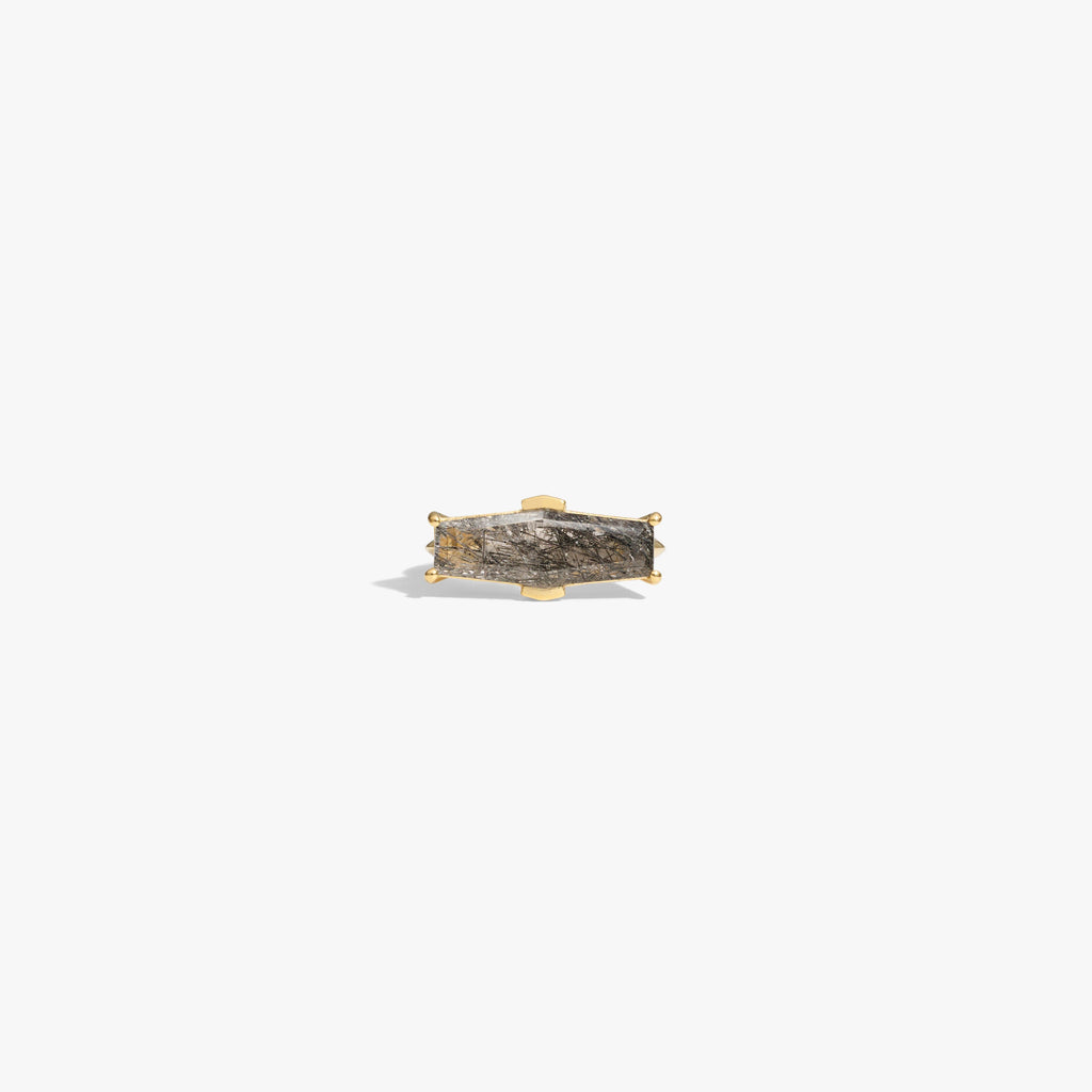 Awe Inspired Rings 14K Gold Vermeil / 5 Filigree Coffin Ring