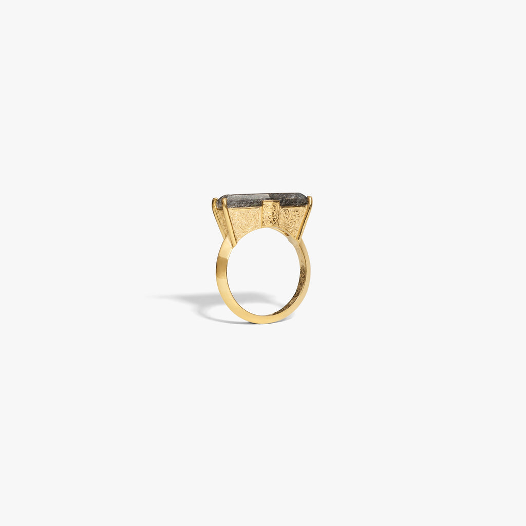 Awe Inspired Rings Filigree Coffin Ring