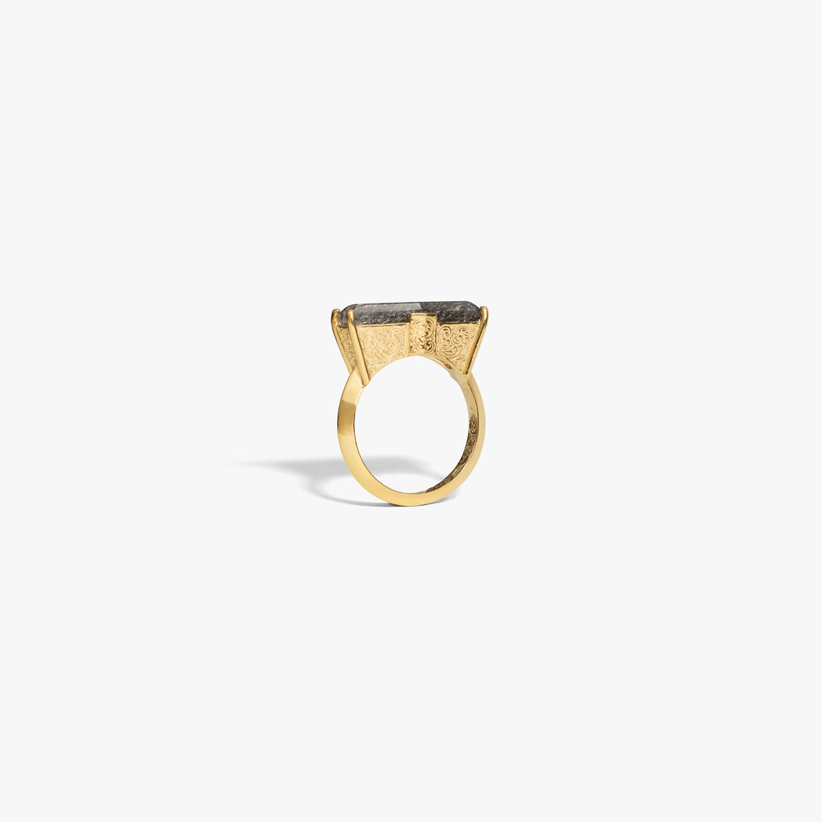 Awe Inspired Rings Filigree Coffin Ring