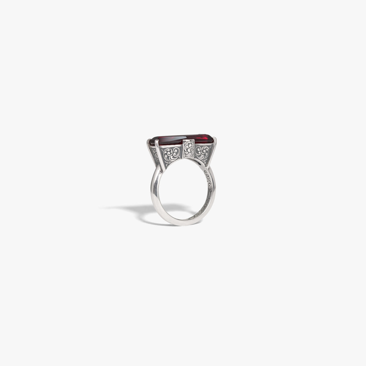 Awe Inspired Rings Filigree Coffin Ring