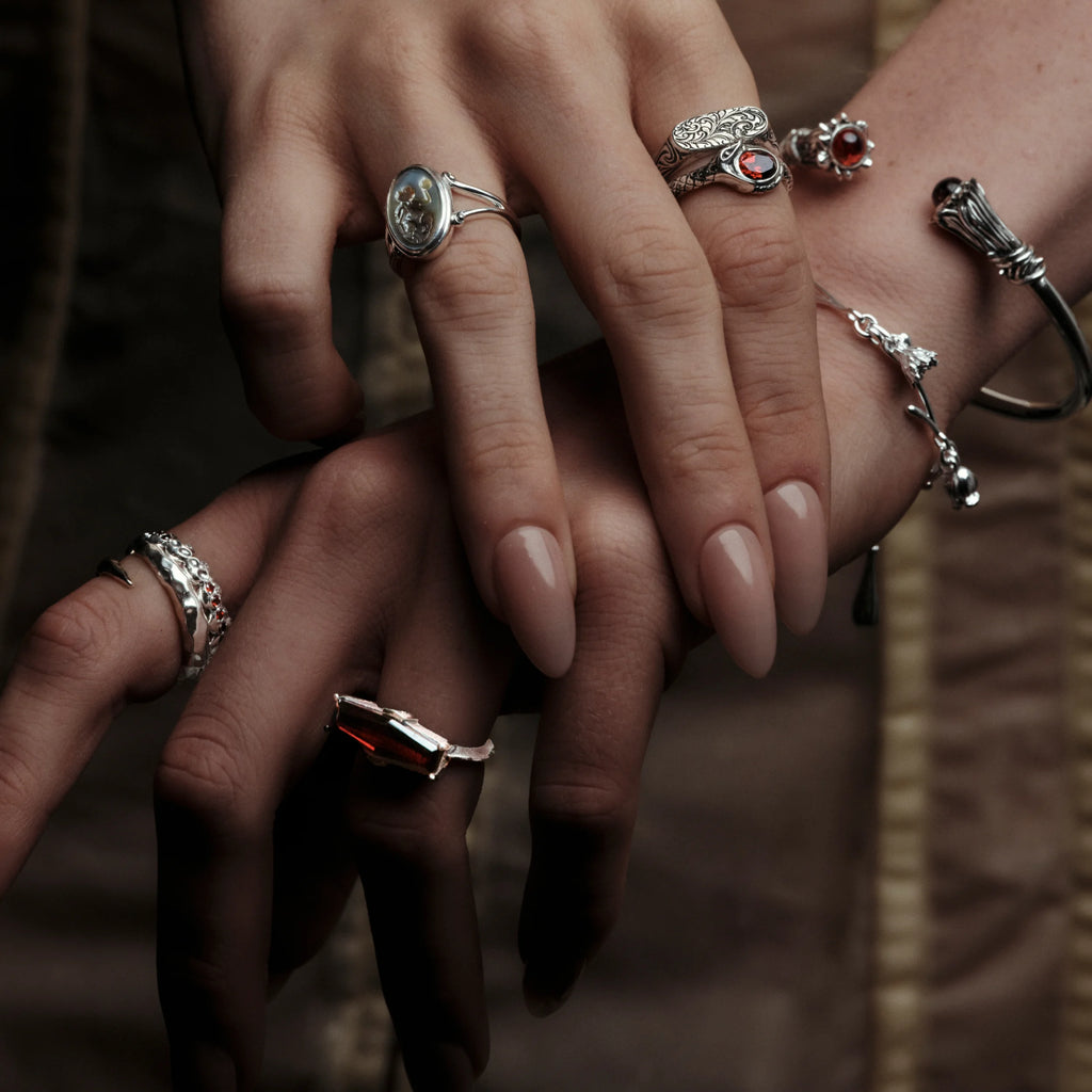 Awe Inspired Rings Filigree Coffin Ring