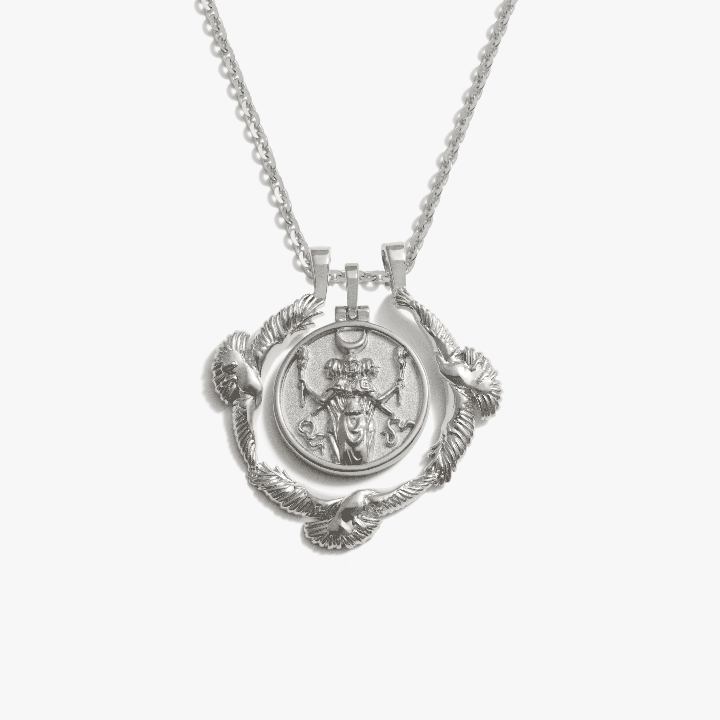 Raven Halo Goddess Necklace