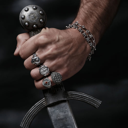 Awe Inspired  Rings Serpent Skull Ring
