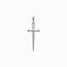 A Diamond Sword Amulet by Awe Inspired on a white background.