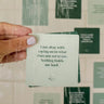 Shower Affirmation Cards by Jax Kelly