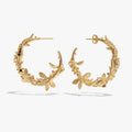 Awe Inspired Earrings 14K Gold Vermeil / Large / Pair Secret Forest Hoops
