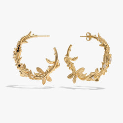 Awe Inspired  Earrings Secret Forest Hoops