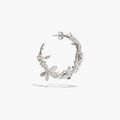 Awe Inspired Earrings 925 Sterling Silver / Large / Single Left Secret Forest Hoops