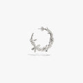 Awe Inspired Earrings 925 Sterling Silver / Small / Single Left Secret Forest Hoops