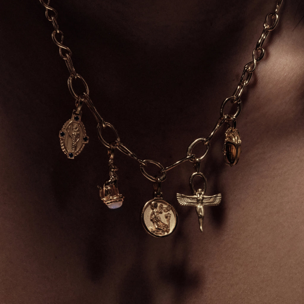 Awe Inspired Necklaces Molten Charm Necklace Set