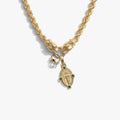 Awe Inspired Necklaces 14K Gold Vermeil / Sekhmet & Bastet Divine Feline Charm Necklace