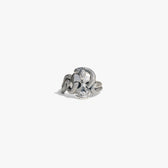 Awe Inspired Rings 925 Sterling Silver / 6 Serpent Skull Ring