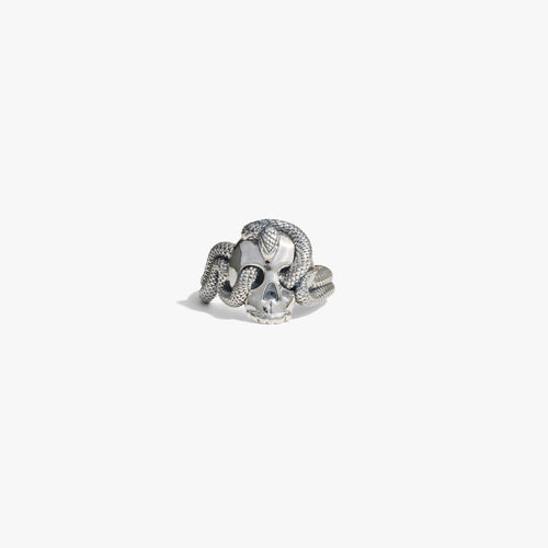 Awe Inspired  Rings Serpent Skull Ring