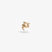 Awe Inspired Earrings 14K Gold Vermeil Serpent’s Embrace Ear Cuff