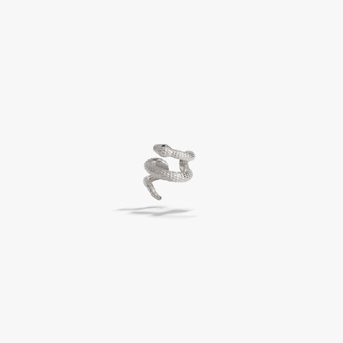 Awe Inspired Earrings 925 Sterling Silver Serpent’s Embrace Ear Cuff