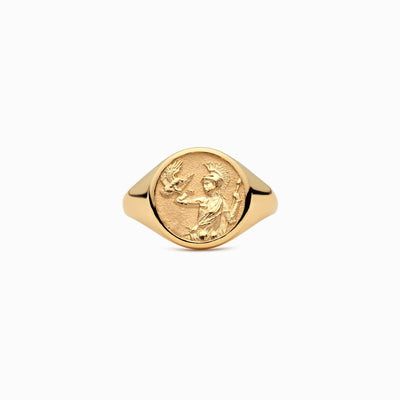 Athena Signet Ring-Rings-Awe Inspired