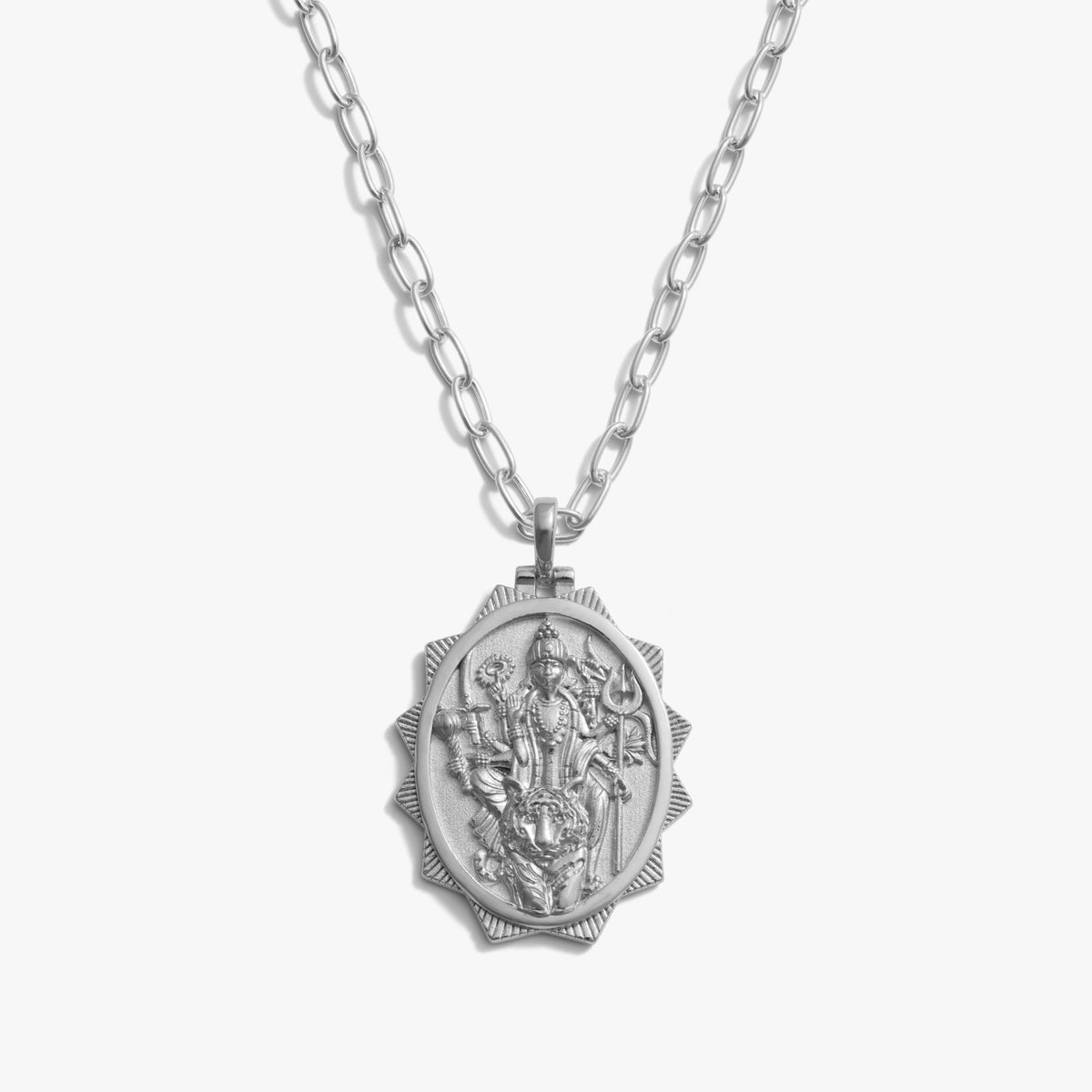 Awe Inspired Necklaces 925 Sterling Silver / 16-18'' Special Edition Durga Necklace