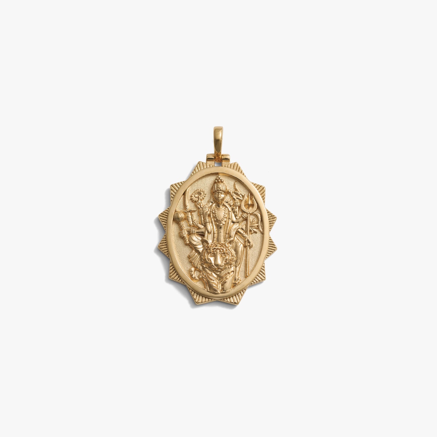 Awe Inspired Pendants 14K Gold Vermeil Special Edition Durga Pendant