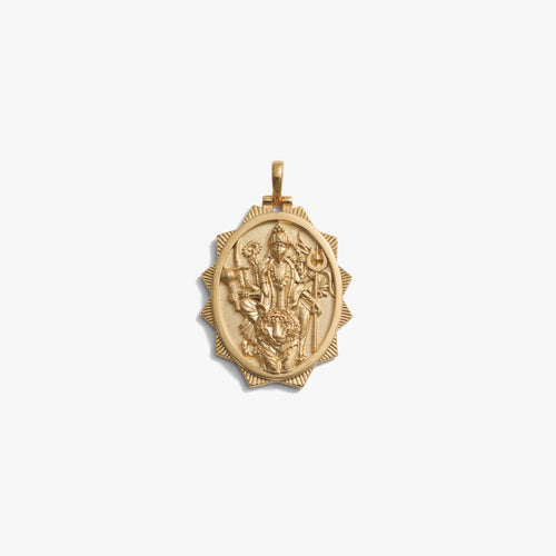 Awe Inspired Pendants 14K Gold Vermeil Special Edition Durga Pendant