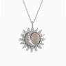 Sun & Moon Black Mother of Pearl Necklace