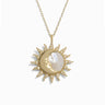 Sun & Moon Mother of Pearl Necklace