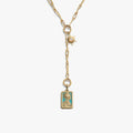 Awe Inspired Necklaces 14K Gold Vermeil Daily Draw Tarot Collector Lariat