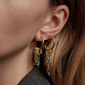 Awe Inspired Earrings Chain Mail Dynamic Hoop