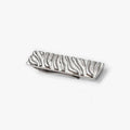 Awe Inspired Tools Silver Plated Brass Cat Print Tie Bar